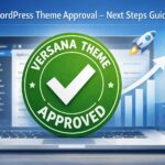 after WordPress theme approval