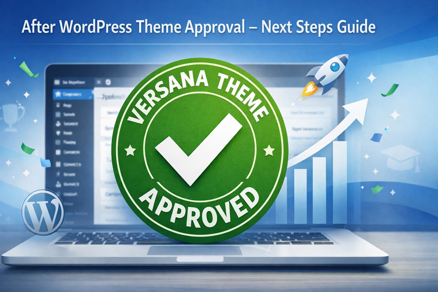 after WordPress theme approval